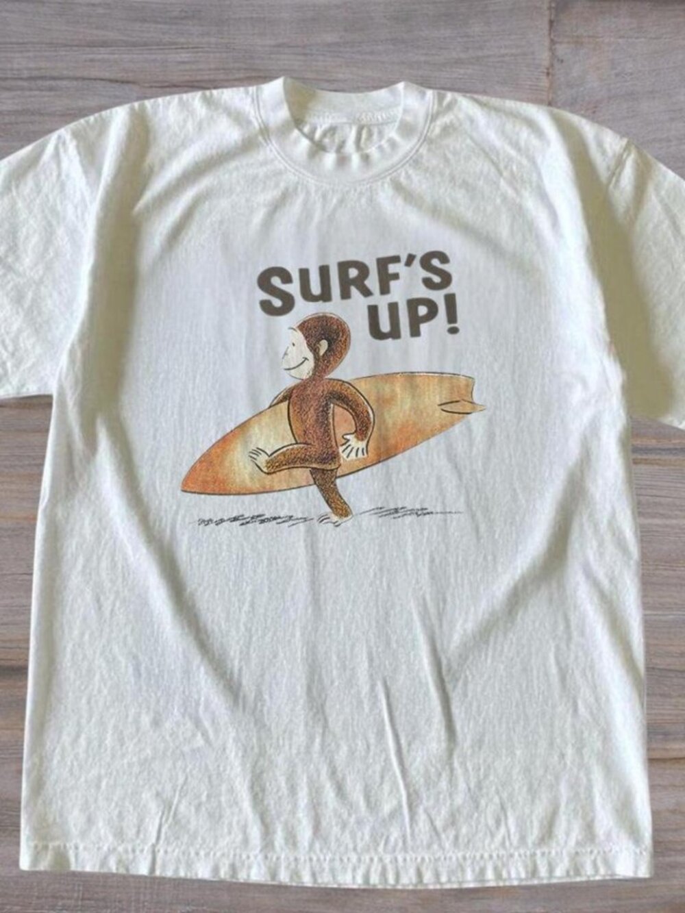 Curious George Surf's Up Graphic T-Shirt